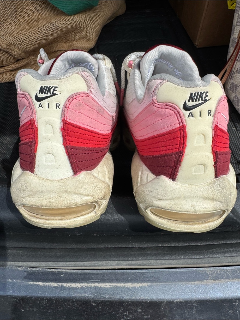 Nike White Sneakers with Pink Accent - Picture 6 of 6
